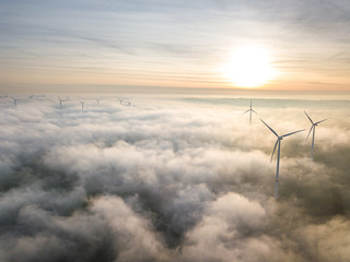 Nebel von oben 