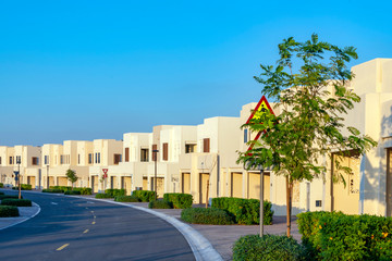 Gated villa compound luxury housing development