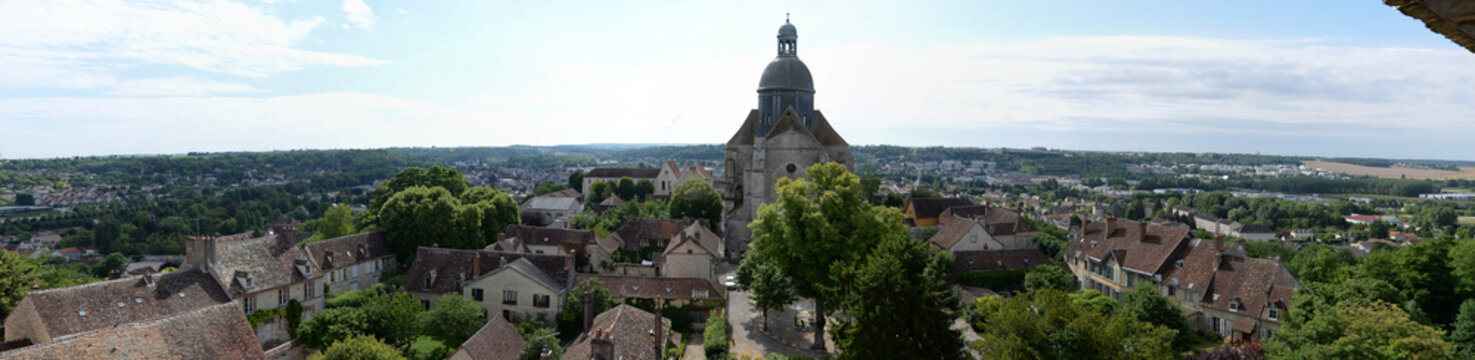 Panorama von Provins, Frankreich