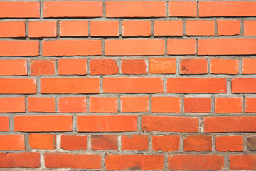 Obraz premium red brick wall texture background