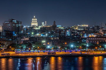 Fototapeta na wymiar La Havane, la capitale de Cuba