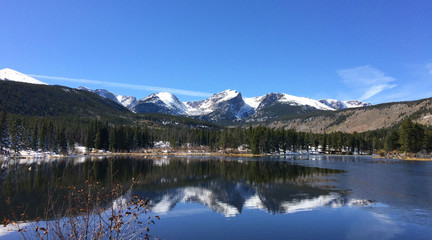 Fototapeta na wymiar Rocky Mountain National Park Lake