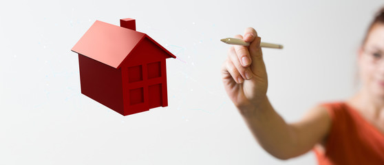 Model of the house and digital iot
