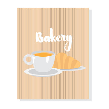 Vintage bakery poster