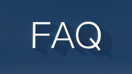 faq app icon against a colored wall - communication concept for contact and service use. copy space for individual text. - obrazy, fototapety, plakaty