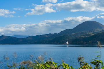 Beautiful landscape of Lake Tazawako