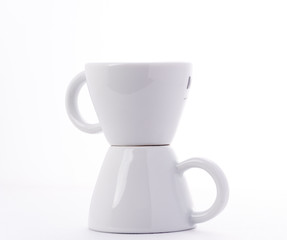 white coffee cup