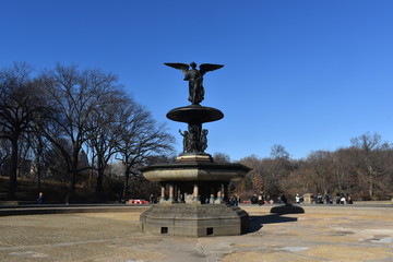 Fototapeta na wymiar Bethesda Fountain