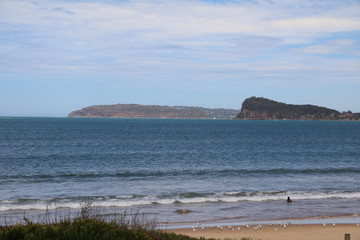 Fototapeta na wymiar Umina Beach of Woy Woy, New South Wales Australia