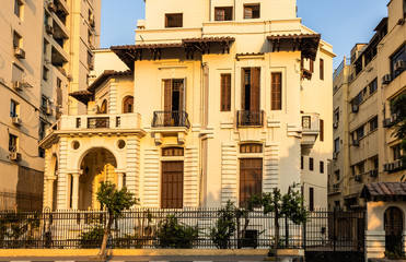 The buildings are old fashioned in Egypt