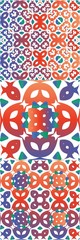 Fototapeta premium Antique ornate tiles talavera mexico.