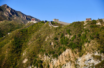 Fototapeta na wymiar Juyongguan (Juyong Pass) of the Great Wall of China in the Changping District, about 50 kilometers from central Beijing, China