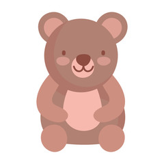 Obraz na płótnie Canvas happy valentines day, love teddy bear toy icon