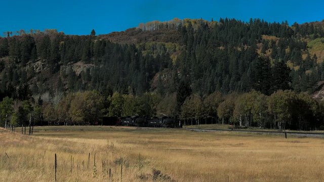 Video of Cumbres & Toltec Scenic Steam Train, from Chama, New Mexico to Antonito, Colorado over Cumbress Pas