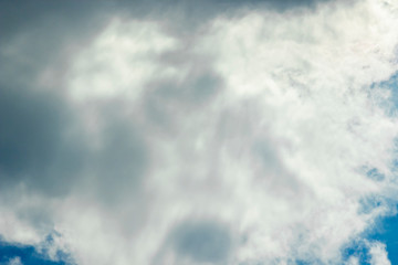 Fototapeta premium White clouds in a blue sky