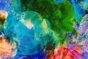 Colour splash. Contrast abstract background. Colourful paint explosion
