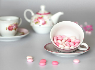 Many sweet pink drops