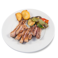 A dish of Iberico pork secreto