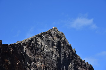 Landscape of Point of Saint Lawrence (Ponta de Sao Lourenco), easternmost point of the island of Madeira, Portugal.