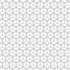 Abstract geometric hexagonal structures in technology and science style. hexagon pattern with white and grey background color