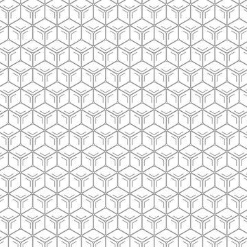 Abstract geometric hexagonal structures in technology and science style. hexagon pattern with white and grey background color