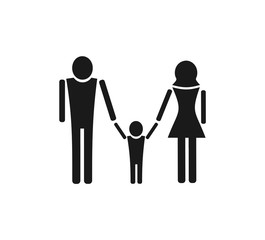 Creative design of family icon