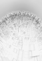 elegant city render design