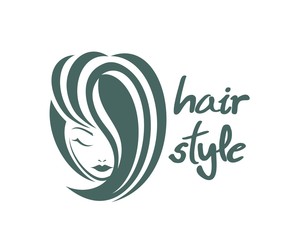 Design of fashion woman face icon