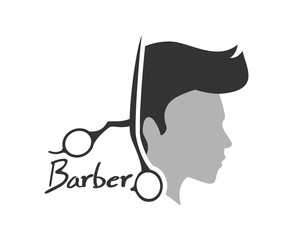 Creative design of barber symbol