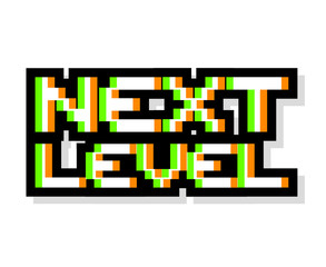 Creative design of next level symbol
