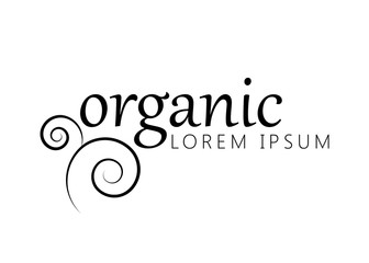 Organic Logo. Nature Element - Isolated On White. Green Organic Logo, Vector. For Health Symbol, Leaf Design, Nature Element, Planet Logo And Eco Icon. Organic Icon, Vector Template
