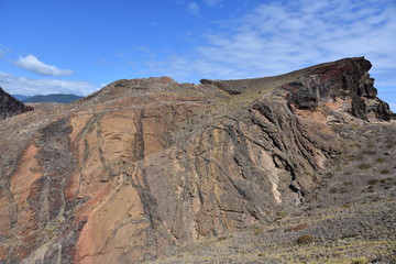 Landscape of Point of Saint Lawrence (Ponta de Sao Lourenco), easternmost point of the island of Madeira, Portugal.