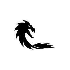 dragon logo vector