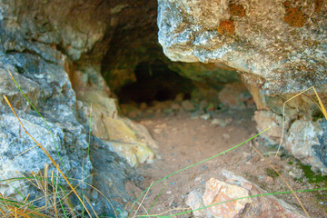 A rock hole. Yarrangobilly Caves, Kosciuszko National Park, NSW, Australia.