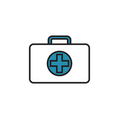 medical kit bag icon
