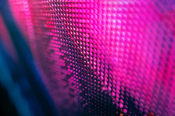 CloseUp LED blurred screen. LED soft focus background. abstract background ideal for design.