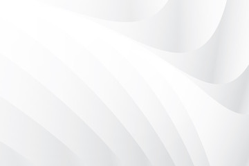 Abstract geometric white and gray color background. Vector, illustration.	