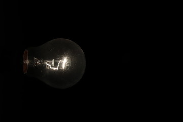 White light from the bulb