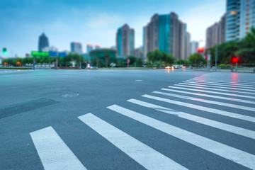 clean road of city , rapid city traffic