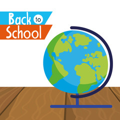 back to school education globe map earth geography