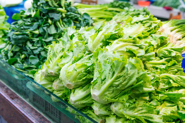 Fresh vegetables market