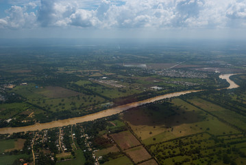 Fototapeta na wymiar Sinu River in the department of Córdoba. Colombia.