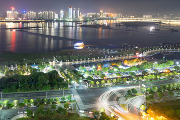 the light trails