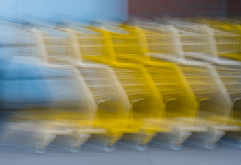 Moving Shopping carts