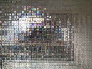 Sliver sequins mosaic texture for background.