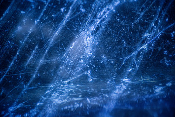 Blue sea glass crack texture