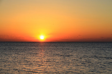 Florida's west coast provides beautiful sunset views