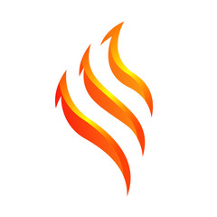 new stylish Fire flames vector logo design symbol