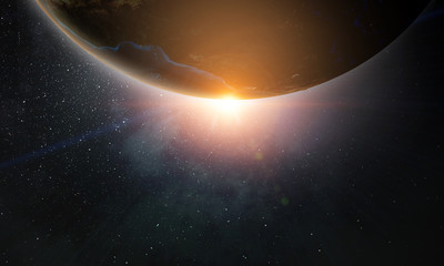 Our unique universe . Mixed media