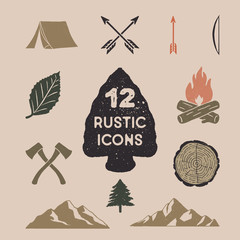 Vintage Nature Icons